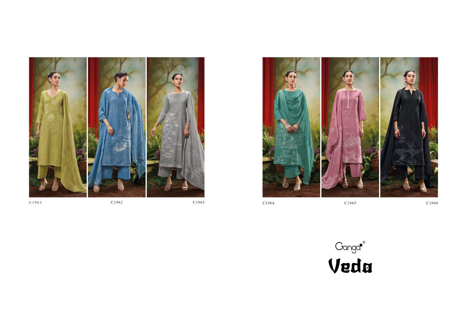 Veda By Ganga Printed Salwar Suit Wholesale Price In Surat
